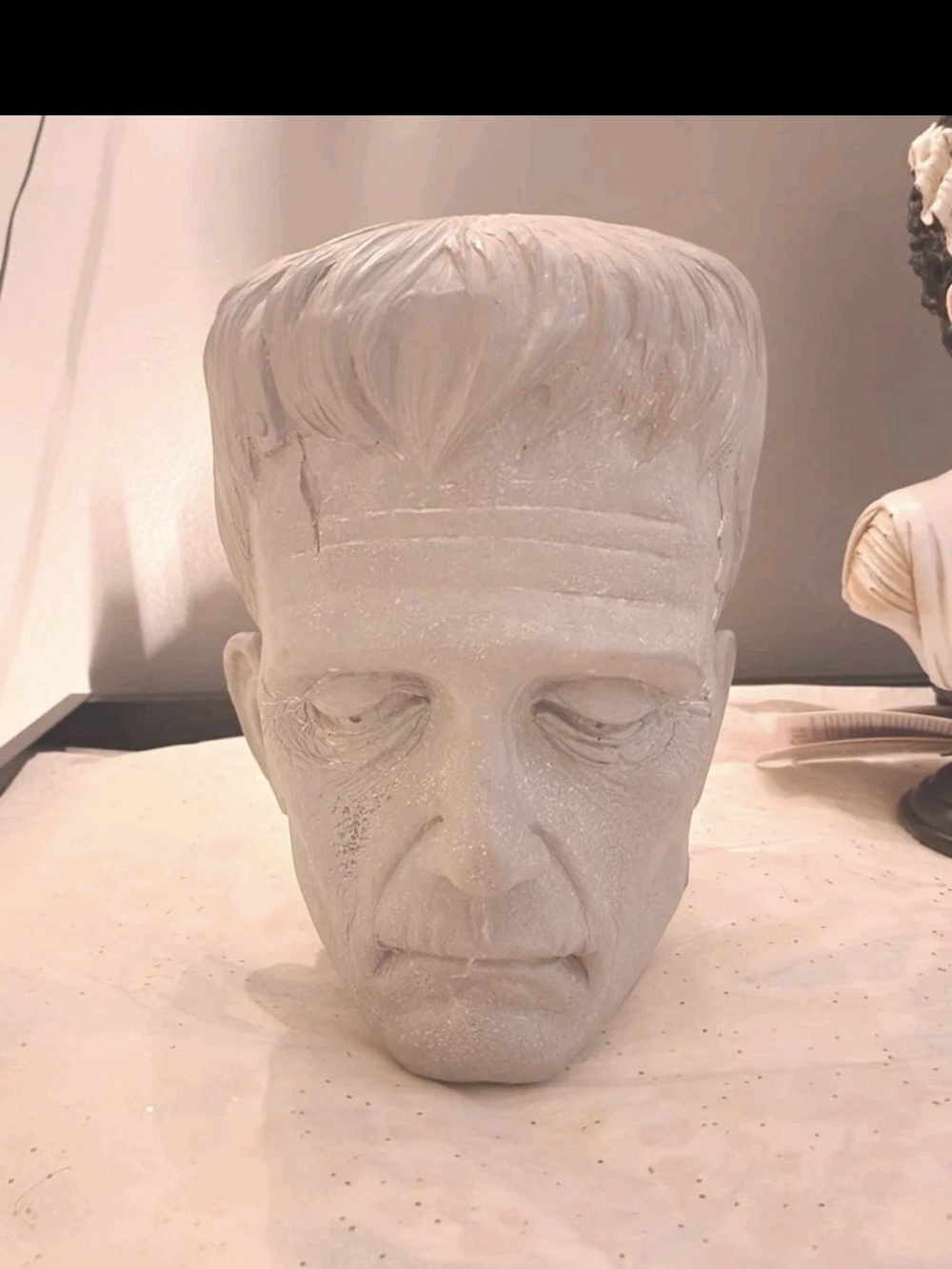 Frankenstein Head Halloween Bust Universal Monsters Viral TikTok